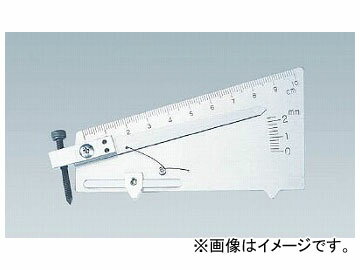 gXRR/TRUSCO nڃQ[W A_[Jbgp 1ڐ0.2mm TWGU2S(2297361) JANF4989999321043 Welding gauge precision undercut measurement scale