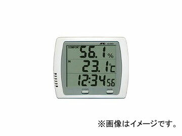 エー・アンド・デイ/A&D 時計付き温湿度計 AD5681(3306739) JAN：4981046446310 Temperature meter with clock