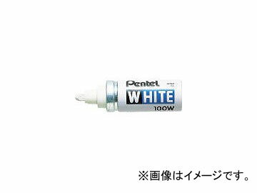 ぺんてる/PENTEL ホワイト太字(工業用マーカー) X100WD(9334) JAN：4902506182401 入数：10本 White bold industrial marker