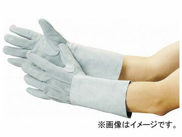 トラスコ中山/TRUSCO 牛床革手袋 袖長タイプ フリーサイズ JT5L(1235371) JAN：4989999361100 Beef floor leather gloves sleeve long type free size