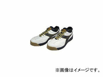 ドンケル/DONKEL DIADORA 安全作業靴 ピーコック 白/黒 25.0cm PC12250(3881644) JAN：4979058881724 Safety Work Shoes Peacock White Black