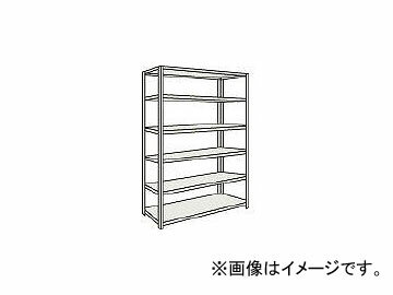 トラスコ中山/TRUSCO 軽量棚開放型 W1800×D600×H2100 6段 76W16 NG(5025184) JAN：4989999724707 Lightweight shelf opening type stage