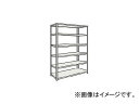 トラスコ中山 M3型中量棚 1200×471×H2100 6段 単体 NG M37456 NG(5059682) type medium sized shelf stage single