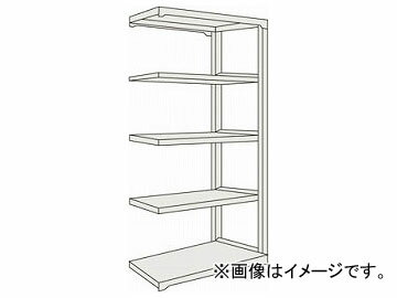 トラスコ中山 M3型中量棚 1200×571×H2400 5段 連結 NG M38465B NG(3515966) type medium sized shelf stage consolidated