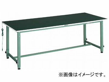 ȥ饹滳/TRUSCO ɻߥޥåĥ⤵ĴAEM 1800900 AEM1809D(3031730) JAN4989999586671 Burden prevention mat tension height adjustment work table type