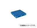 三甲/SANKO プラスチックパレット 1200×1200×150 青 SKD412122BL Plastic palette blue