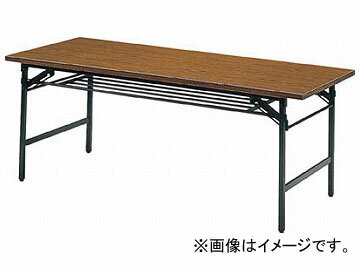 ȥ饹滳/TRUSCO ޤꤿ߲ĥơ֥ 1800900H700  1890(2417600) JAN4989999583090 Folding conference table teak