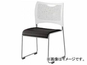 トラスコ中山/TRUSCO ミーティングチェア ブラック TMCBK(4219309) JAN：4989999215410 Meeting chair black