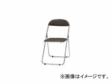 藤沢工業/FUJISAWA TOKIO パイプ椅子 シリンダ機能付 スチールメッキパイプ ブラウン CF100M BR(2417901) JAN:4942646010721