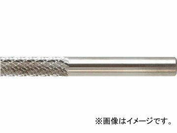 トラスコ中山/TRUSCO 超硬バー 円筒型エンド刃 φ6X刃長16X軸6 ダブルカット TB1C060E(4363621) JAN：4989999236064 Carbide cylindrical end blade length axis Double cut