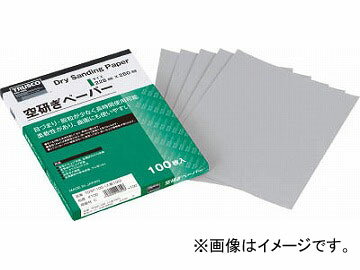 トラスコ中山/TRUSCO 空研ぎペーパー228X280 #150 TDSP1505P(4339347) 入数：1袋(5枚入) JAN：4989999219685 Sky kai paper