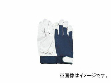 おたふく手袋/OTAFUKU-GLOVE 豚革甲メリヤスマジック付 紺 LL R29NLL(4386507) JAN：4970687003358 Nav..