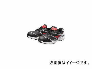 シモン/SIMON プロテクティブスニーカー KA211黒/赤 23.5cm KA211BKRED23.5(4351053) JAN：4957520457547 Protector Sneakers Black