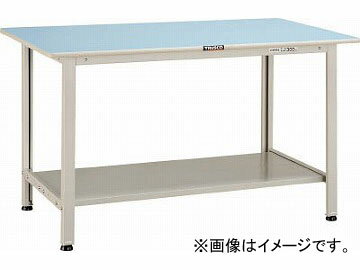 トラスコ中山/TRUSCO BO型軽量作業台 1200X750 下棚2枚付 BO1275LT2(4544188) type lightweight workbench With lower shelves