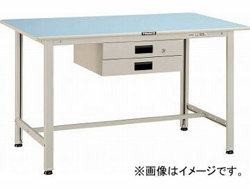 トラスコ中山/TRUSCO BO型軽量作業台 1200X750 薄型2段引出付 BO1275UDK2(4544200) type lightweight workbench Thin stage drawer