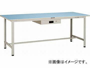 トラスコ中山/TRUSCO BO型軽量作業台 1800X900 薄型1段引出付 BO1890UDK1(4544498) type lightweight workbench Thin stage drawer