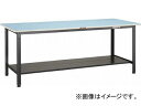 gXRR/TRUSCO BE^yʍƑ 1500X600 I2t BE1560LT2(4543700) type lightweight workbench With lower shelves