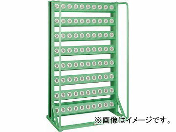 トラスコ中山/TRUSCO ツーリングラック BT・NT40兼用 60個収納 ロック付 W色 VTL610AW(4652851) Touring rack combined use pieces with storage lock color