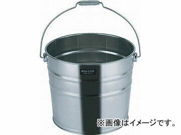 ȥ饹滳/TRUSCO 18-8ƥ쥹Хå AĤ 15L 300XH305 TMNM15A(4373944) JAN4989999240801 Stainless steel bucket type vine