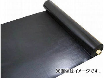 ワニ印 塩ビ養生シート 黒 厚み0.15MM 1M×50M 3080(4851552) JAN：4560260215614 PVC curing sheet black thickness