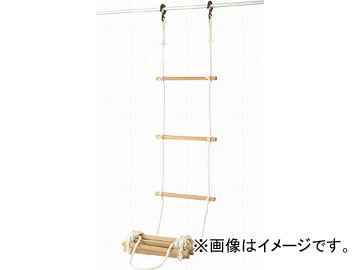 高木 避難用縄梯子12mm×5m 29-0101(4614798) JAN：4943956901013 Evacuation rope ladder