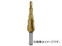 ルコー 2枚刃スパイラルステップドリル 28mm チタン 101058T(7659881) blade spiral step drill titanium