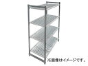 CAMBRO 固定追加ユニット ベーシックシェルフ（アドオンベンチ4段） CBA184872(7672527) Fixed additional unit Basic shelf add bench steps