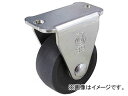 ユーエイ プレート式エラストマーキャスター 固定32径 GR-32EL(7549229) Plate type elastomer caster fixed diameter