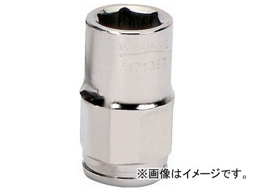 WILLIAMS 3/8ドライブ 貫通ソケット 6角 9mm JHW31709BT(7575131)