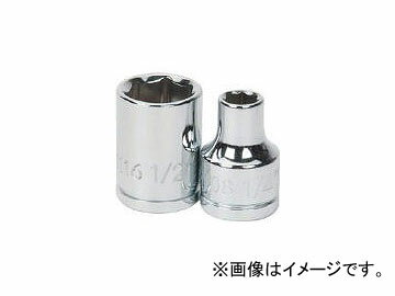 WILLIAMS 3/8ドライブ ショートソケット 6角 12mm JHWBM-612(7578806) Drive short socket square 1