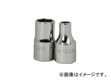 WILLIAMS 1/4ドライブ ショートソケット 6角 8mm JHWMM-608(7580070)