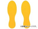 IWATA ラインプロ足型シート（黄） LPF2(4192486) 入数：1袋(2枚) Rhine Pro Foot shaped seat yellow