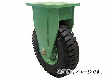 佐野 超重量級キャスター シングル固定車 荷重500kgタイプ LPHK-500(7546505) Super heavyweight caster single fixed vehicle load type