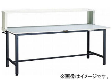 トラスコ中山 RAE型作業台 900×600×H740 上棚付 RAE-0960YURB(7702540) type workbench With astronomical shelf