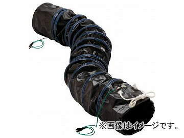 トラスコ中山 フレキシブルダクト 帯電防止タイプ アース付 φ200×長さ5m RFA-200(7657161) Flexible duct antistatic type with ground length