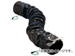 トラスコ中山 フレキシブルダクト 帯電防止タイプ アース付 φ320×長さ5m RFA-320(7657170) Flexible duct with electric chicken type ground length