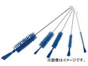 トラスコ中山 理化学ブラシ 注射器用 PBT毛 ステンレス柄10cc用 TBS-S10P(7656301) hair stainless steel pattern for physics and chemistry brush syringe