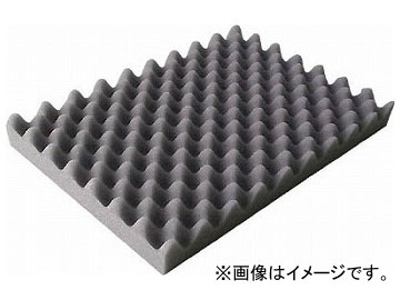 トラスコ中山 波状加工ウレタンスポンジシート ソフト 30mm 1m×1m 黒 TKWS-3010BK(7643110) Wave shaped urethane sponge seat software black 1