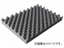 トラスコ中山 波状加工ウレタンスポンジシート ソフト 30mm 1m×1m 黒 TKWS-3010BK(7643110) Wave shaped urethane sponge seat software black