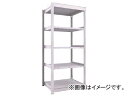 トラスコ中山 TUG型中量棚450kg 単体 1255×476×H2100 5段 TUG45074S5(7558864) type medium sized shelf alone steps