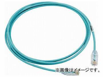 パンドウイット カテゴリ6細径パッチコード 10m 薄青 UTP28SP10MPB(7853301) Category Slow diameter patch cord light blue