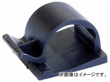 SapiSelco ケーブル固定クリップ 粘着タイプ 16mm 黒 入数：1袋(100個) GAN.3MT.403(8190266) Cable Fixed Clip adhesive type Black