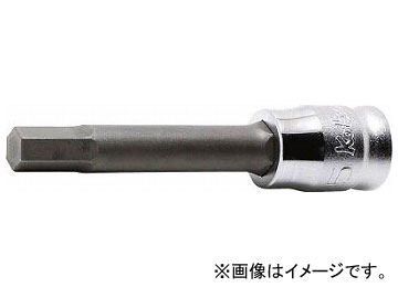 コーケン 6.35mm差込 Z-EAL ヘックスビットソケット 全長50mm 4mm 2010MZ.50-4(7862890) Insert Hex Bit Socket Total Length