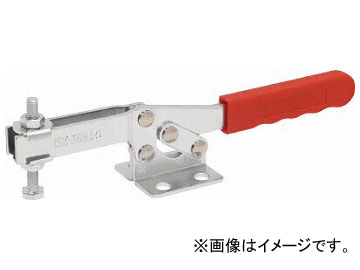 育良 下方押え型トグルクランプ 水平ハンドル(31205) ISK-38BL0(7929455) Low down type thug clamp horizontal handle