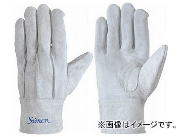 シモン 牛床革手袋107AP M 4110056(7894791) Beef floor leather gloves