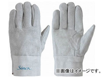 シモン 牛床革手袋 107BH 当付 4112320(8192967) Beef floor leather gloves attached