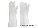 ミドリ安全 溶接用 牛床革手袋 3本指 MT-106-3P(8192529) fingers for welding beef floor leather gloves