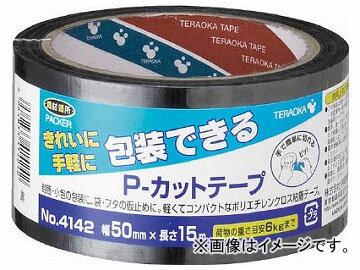 TERAOKA P-Jbge[v NO.4142 50mm~15M  4142 BK-50X15(7939744)