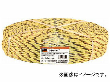 gXRR PP[v 5mm~300m  PP-5300YB(8195082) rope width length yellow black