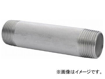 トラスコ中山 ねじ込み管継手 SUS 両長ニップル 20A×50L TNL-20AX50L(8191476) Screw tube succession double